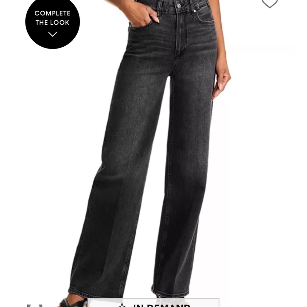 PAIGE Dark Gray Denim Jeans